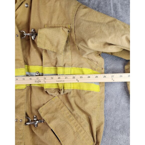Morning Pride Firefighter Turn Out 44C 29/35L 34S Vintage Set with Boots Gloves - Picture 6 of 16